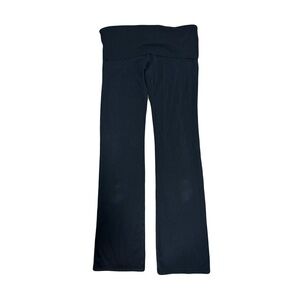 Garage Black Fold-Over Track Pants